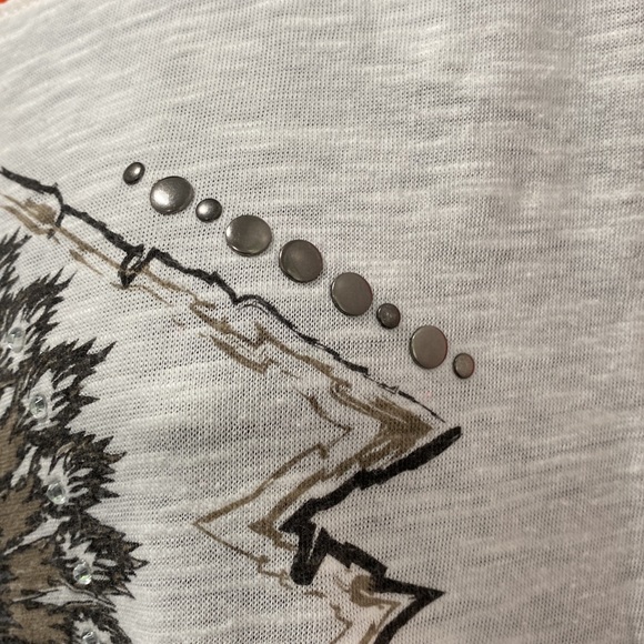 Ariat Studded Horse Graphic Raglan Tee - Picture 3 of 11